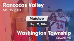Matchup: Rancocas Valley vs. Washington Township  2016