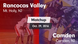 Matchup: Rancocas Valley vs. Camden  2016