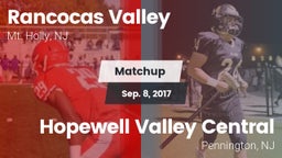 Matchup: Rancocas Valley vs. Hopewell Valley Central  2017