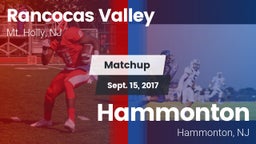 Matchup: Rancocas Valley vs. Hammonton  2017