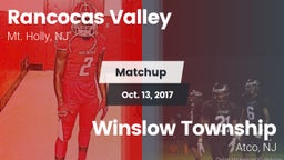 Matchup: Rancocas Valley vs. Winslow Township  2017