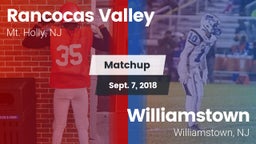 Matchup: Rancocas Valley vs. Williamstown  2018