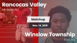 Matchup: Rancocas Valley vs. Winslow Township  2019
