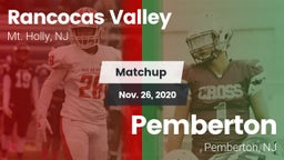 Matchup: Rancocas Valley vs. Pemberton  2020