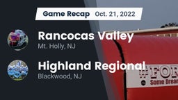 Recap: Rancocas Valley  vs. Highland Regional  2022