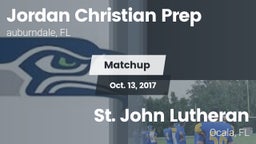 Matchup: Jordan Christian Pre vs. St. John Lutheran  2017