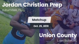 Matchup: Jordan Christian Pre vs. Union County  2019
