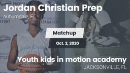 Matchup: Jordan Christian Pre vs. Youth kids in motion academy  2020