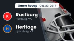 Recap: Rustburg  vs. Heritage  2017