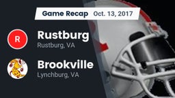 Recap: Rustburg  vs. Brookville  2017