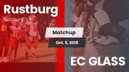Matchup: Rustburg  vs. EC GLASS 2018