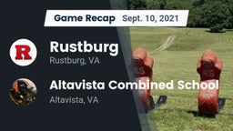 Recap: Rustburg  vs. Altavista Combined School  2021