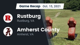 Recap: Rustburg  vs. Amherst County  2021
