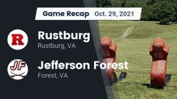Recap: Rustburg  vs. Jefferson Forest  2021