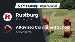 Recap: Rustburg  vs. Altavista Combined School  2022