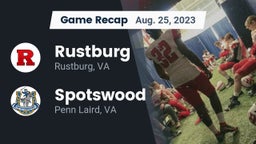 Recap: Rustburg  vs. Spotswood  2023
