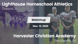 Matchup: Lighthouse Homeschoo vs. Harvester Christian Academy  2020