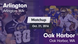Matchup: Arlington High vs. Oak Harbor  2016
