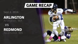 Recap: Arlington  vs. Redmond  2016