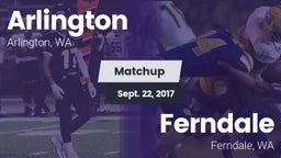 Matchup: Arlington High vs. Ferndale  2017