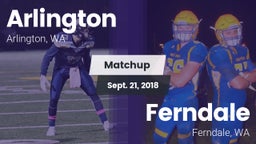 Matchup: Arlington High vs. Ferndale  2018