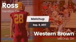 Matchup: Ross  vs. Western Brown  2017