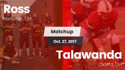 Matchup: Ross  vs. Talawanda  2017