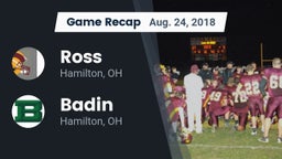 Recap: Ross  vs. Badin  2018
