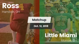 Matchup: Ross  vs. Little Miami  2018