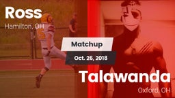 Matchup: Ross  vs. Talawanda  2018