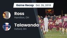 Recap: Ross  vs. Talawanda  2018