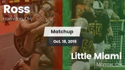 Matchup: Ross  vs. Little Miami  2019