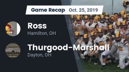 Recap: Ross  vs. Thurgood-Marshall  2019