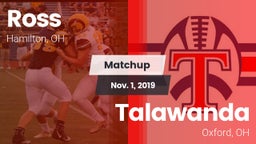 Matchup: Ross  vs. Talawanda  2019
