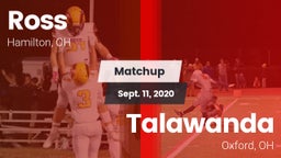 Matchup: Ross  vs. Talawanda  2020