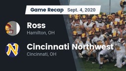 Recap: Ross  vs. Cincinnati Northwest  2020