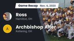 Recap: Ross  vs. Archbishop Alter  2020