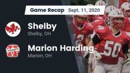 Recap: Shelby  vs. Marion Harding  2020