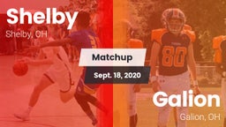Matchup: Shelby  vs. Galion  2020