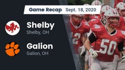 Recap: Shelby  vs. Galion  2020