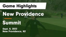 New Providence  vs Summit  Game Highlights - Sept. 8, 2022