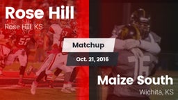 Matchup: Rose Hill High vs. Maize South  2016
