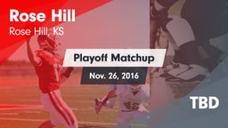 Matchup: Rose Hill High vs. TBD 2016