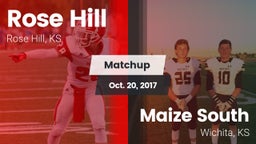 Matchup: Rose Hill High vs. Maize South  2017