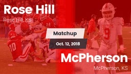 Matchup: Rose Hill High vs. McPherson  2018