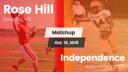 Matchup: Rose Hill High vs. Independence  2018