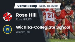 Recap: Rose Hill  vs. Wichita-Collegiate School  2020