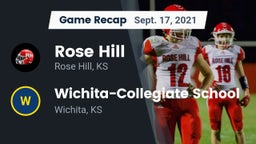 Recap: Rose Hill  vs. Wichita-Collegiate School  2021