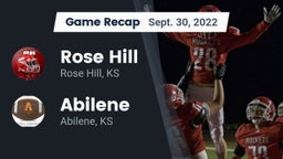 Recap: Rose Hill  vs. Abilene  2022