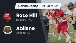 Recap: Rose Hill  vs. Abilene  2022